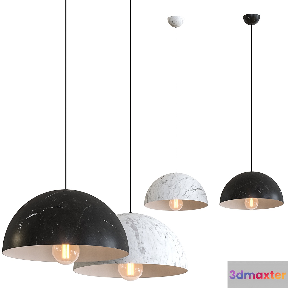 Rayn Pendant Lamp by NV Gallery 3D Max