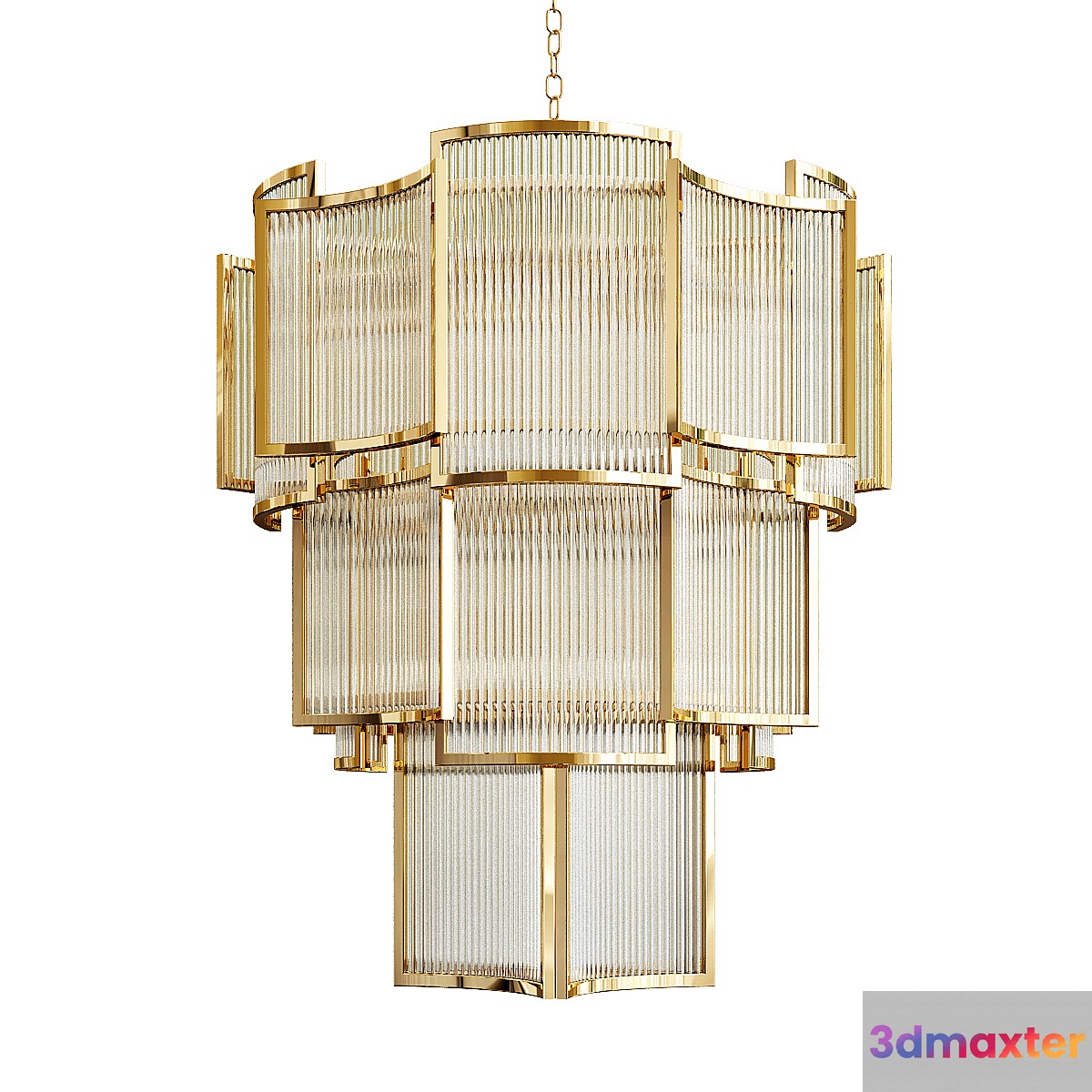 Chandelier jet set 3D Max