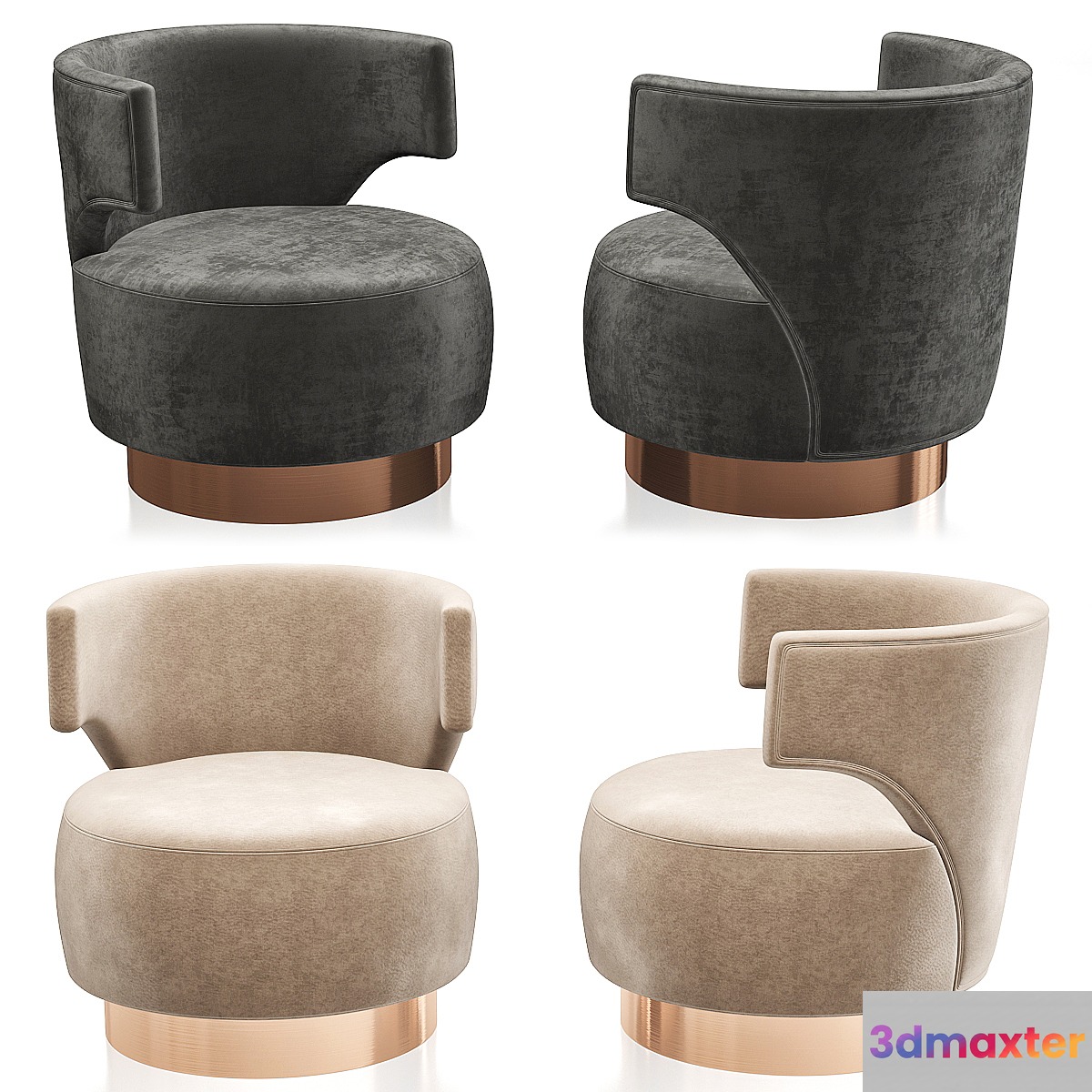 HOLLY HUNT Mesa Occasional Chair - No.4