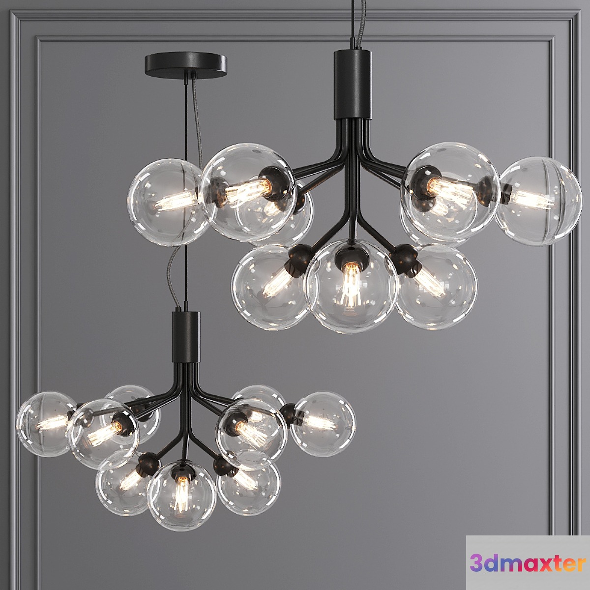 Nuura APIALES 9 by Sofie Refer Black and Clear