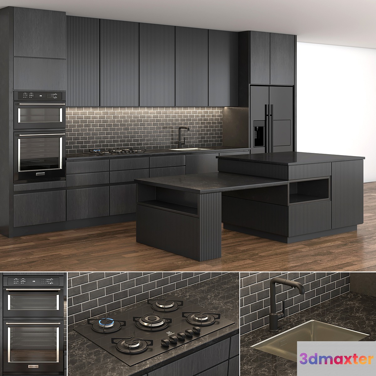 Dark kitchen