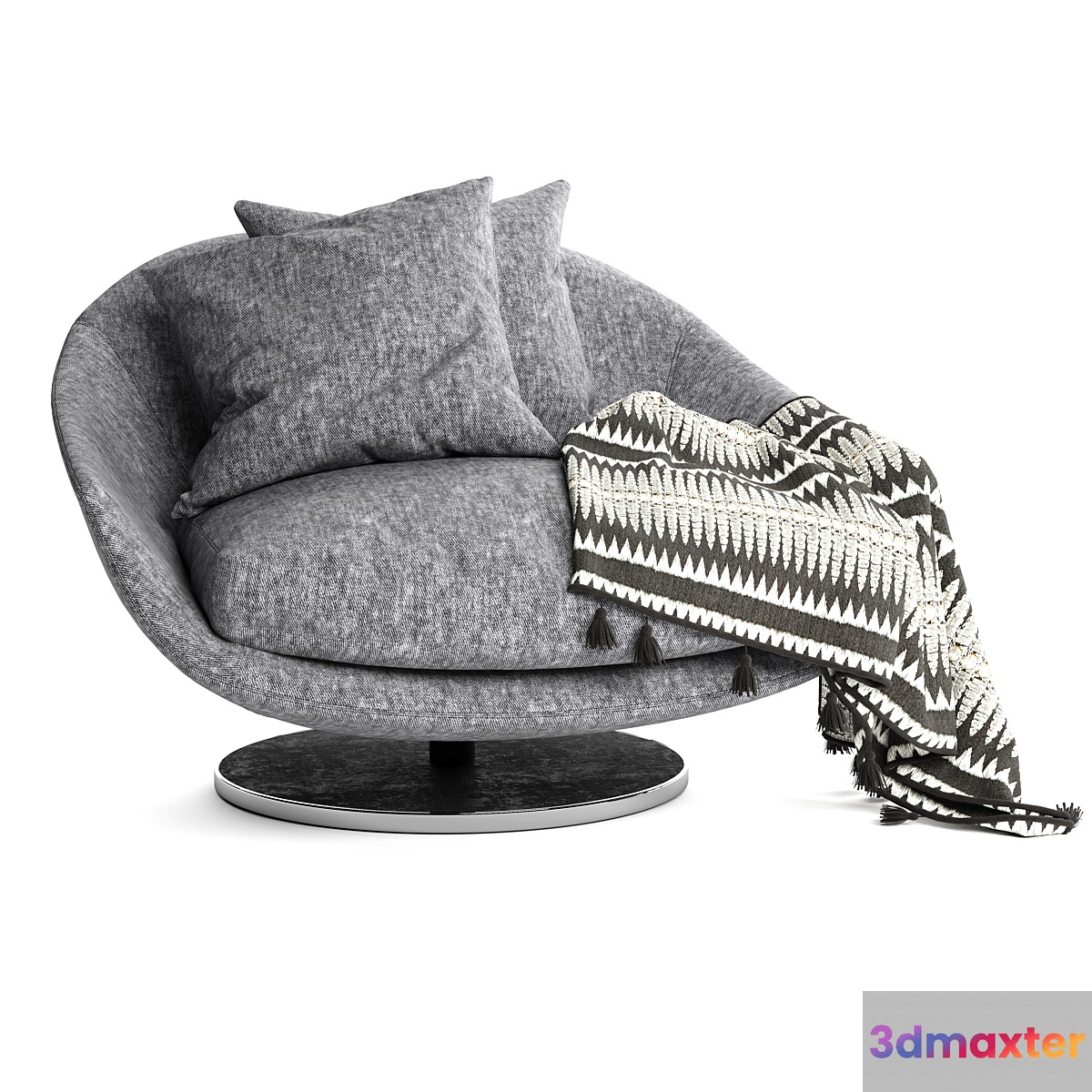 Armchair avi 3D Max