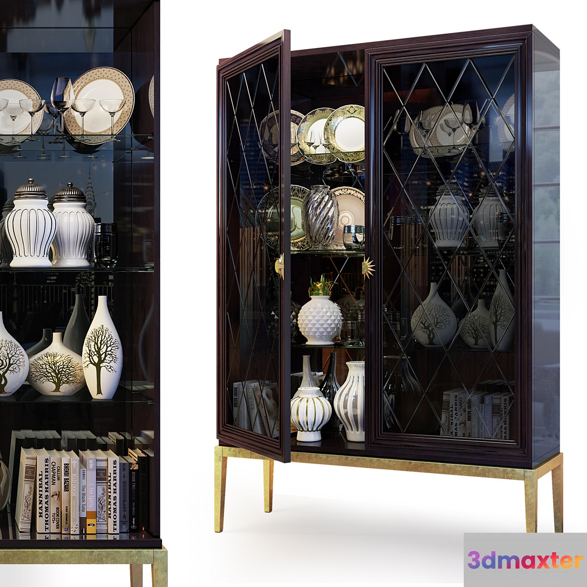 Wardrobe _ Showcase Art Deco Gatsby. Cabinet _ showcase by Cavio Casa