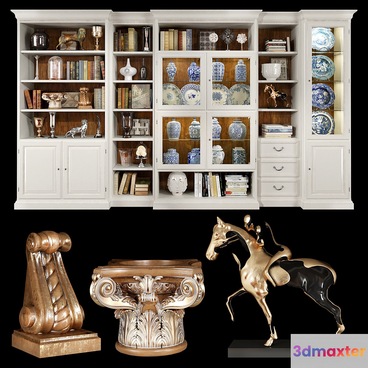 Selva arena bookshelf