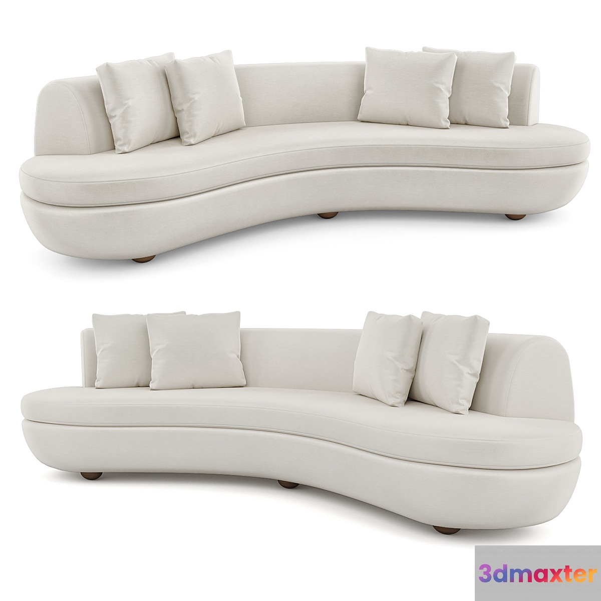 Dmitriy and Co Decca sofa 3D Max