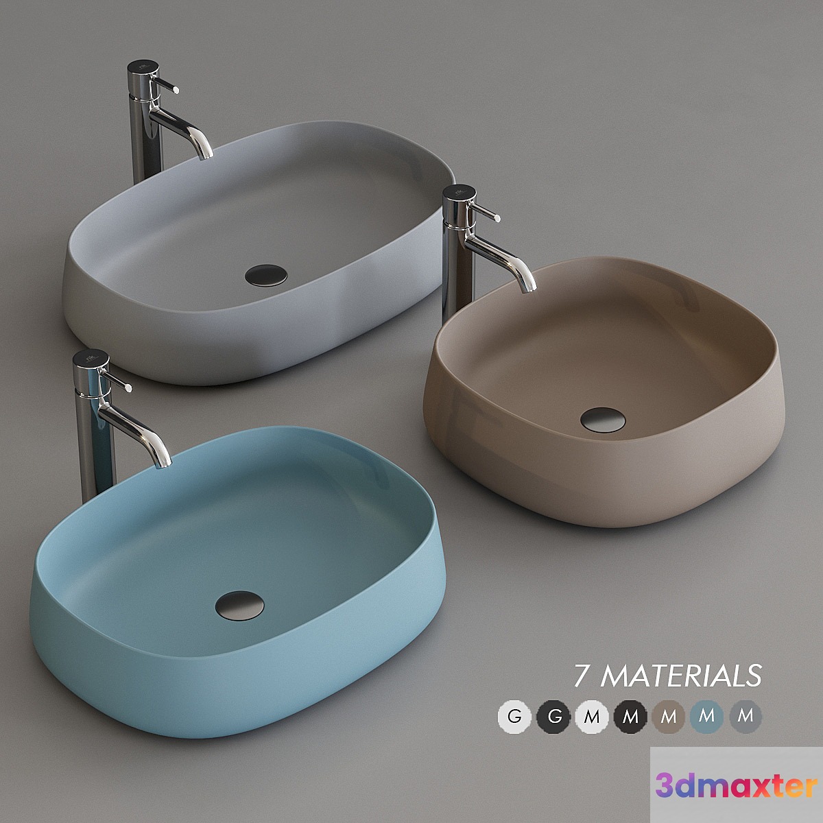 Olympia Ceramica Paddle Washbasin - No.3