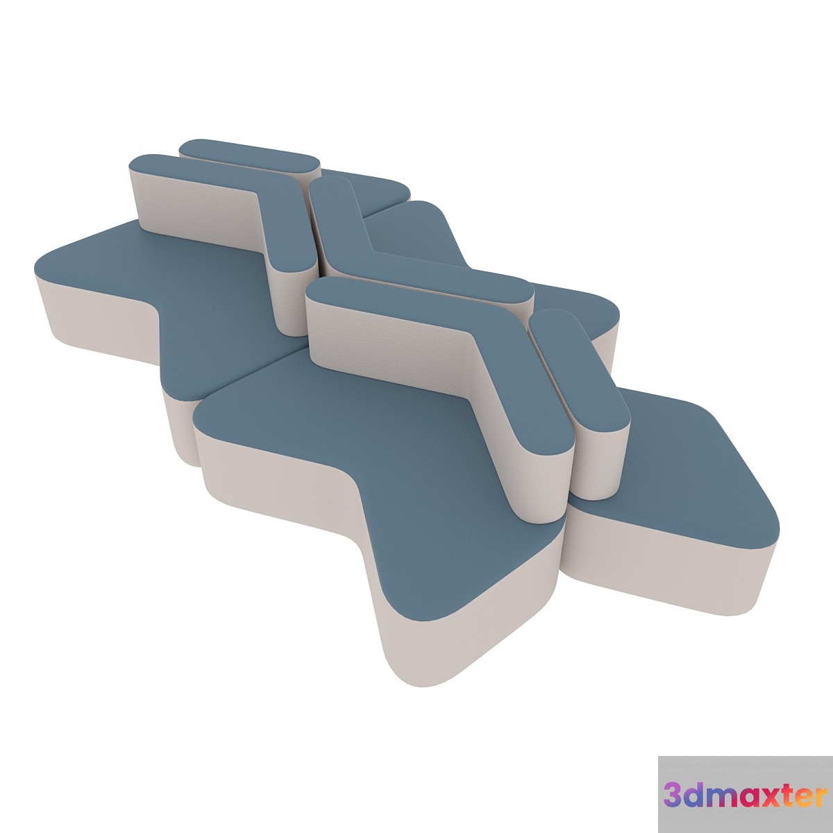 POL Waiting Chair 3D Max