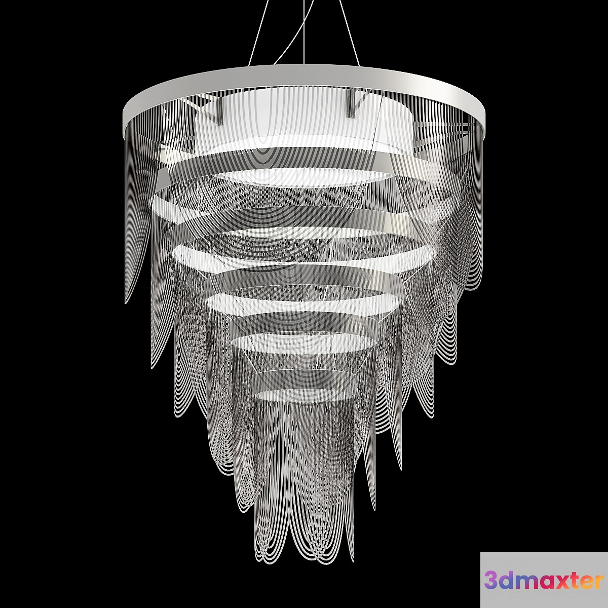 Slamp: Ceremony. Hanging lamp 3D Max