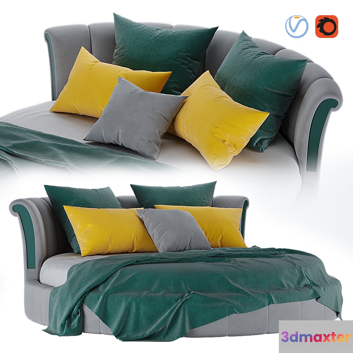 Bed - No.21 3D Max