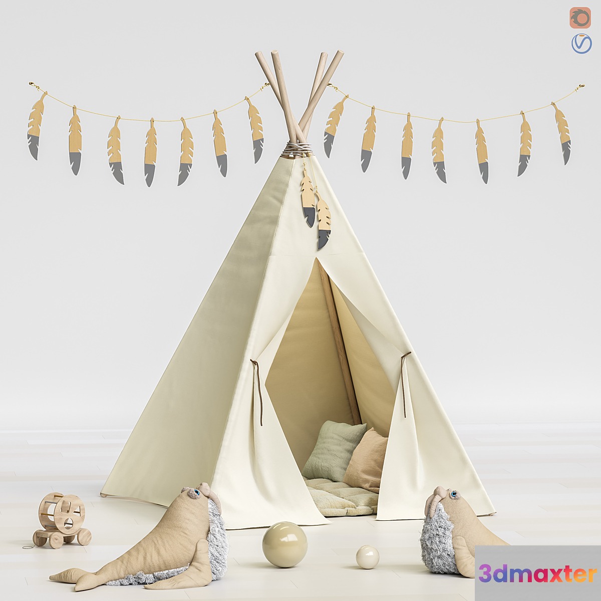 Toys and furniture set 66