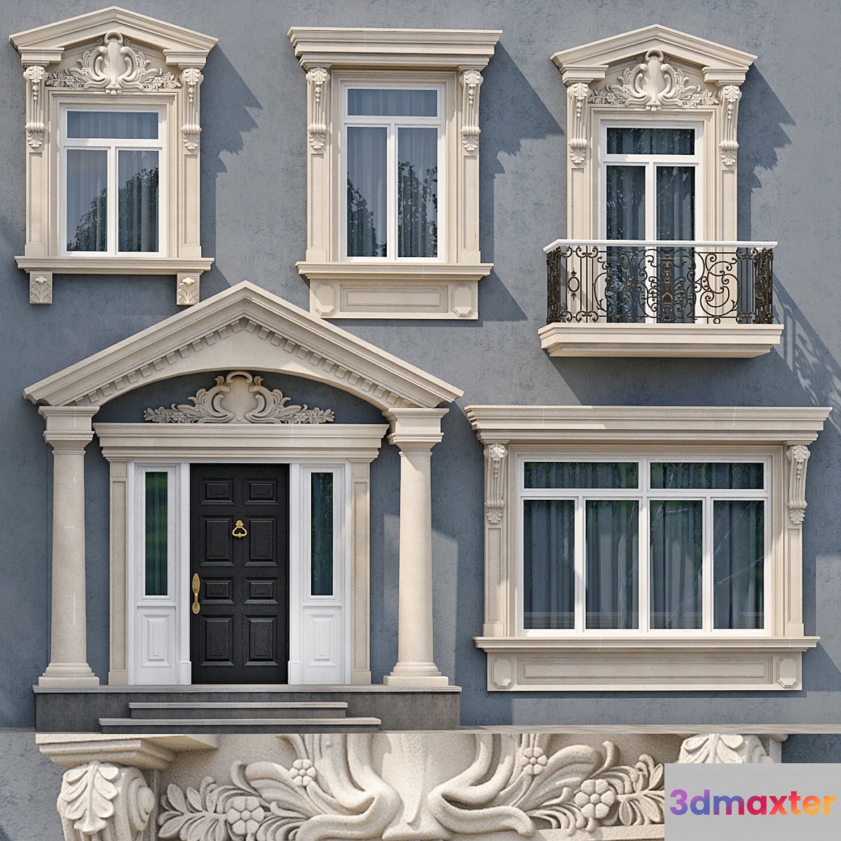 Windows and doors in the style of modern classics 5
