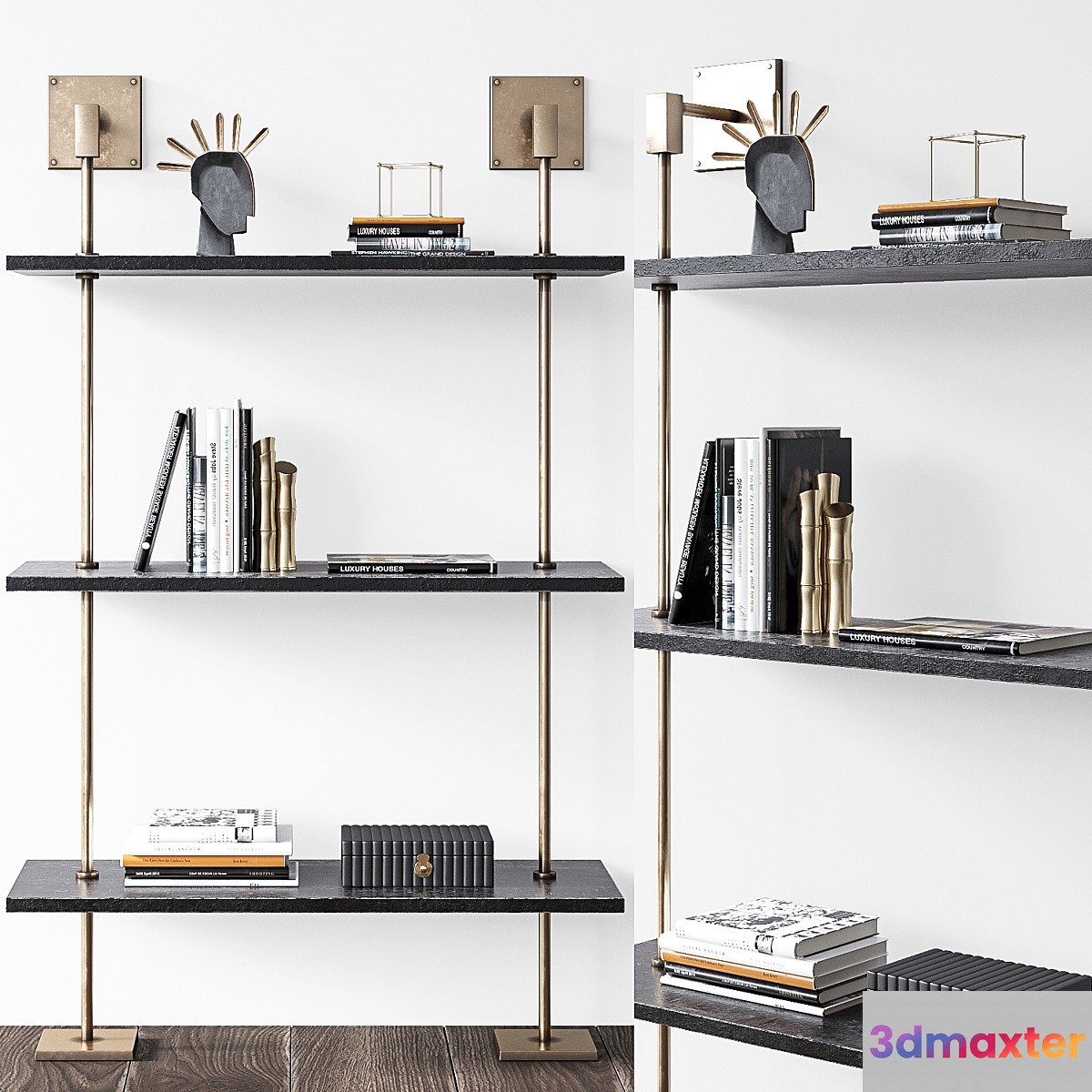 Shelving Marais 3 Tier by Paolo Moschino for Nicholas Haslam