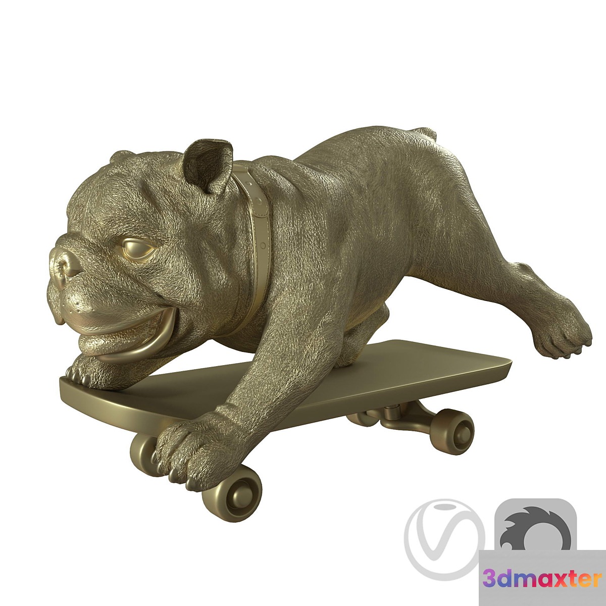 Skating dog sculpture by BoConcept - No.2