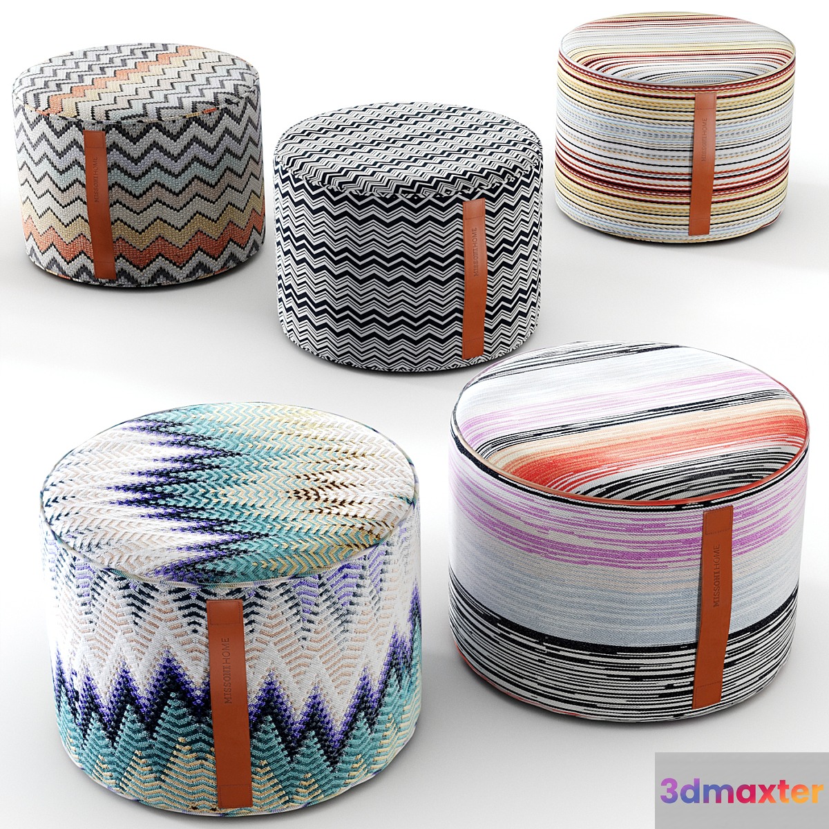 Missoni home poufs - No.3