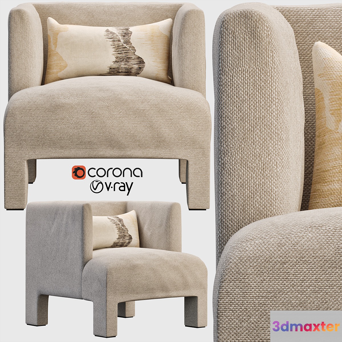 Mod chair 3D Max