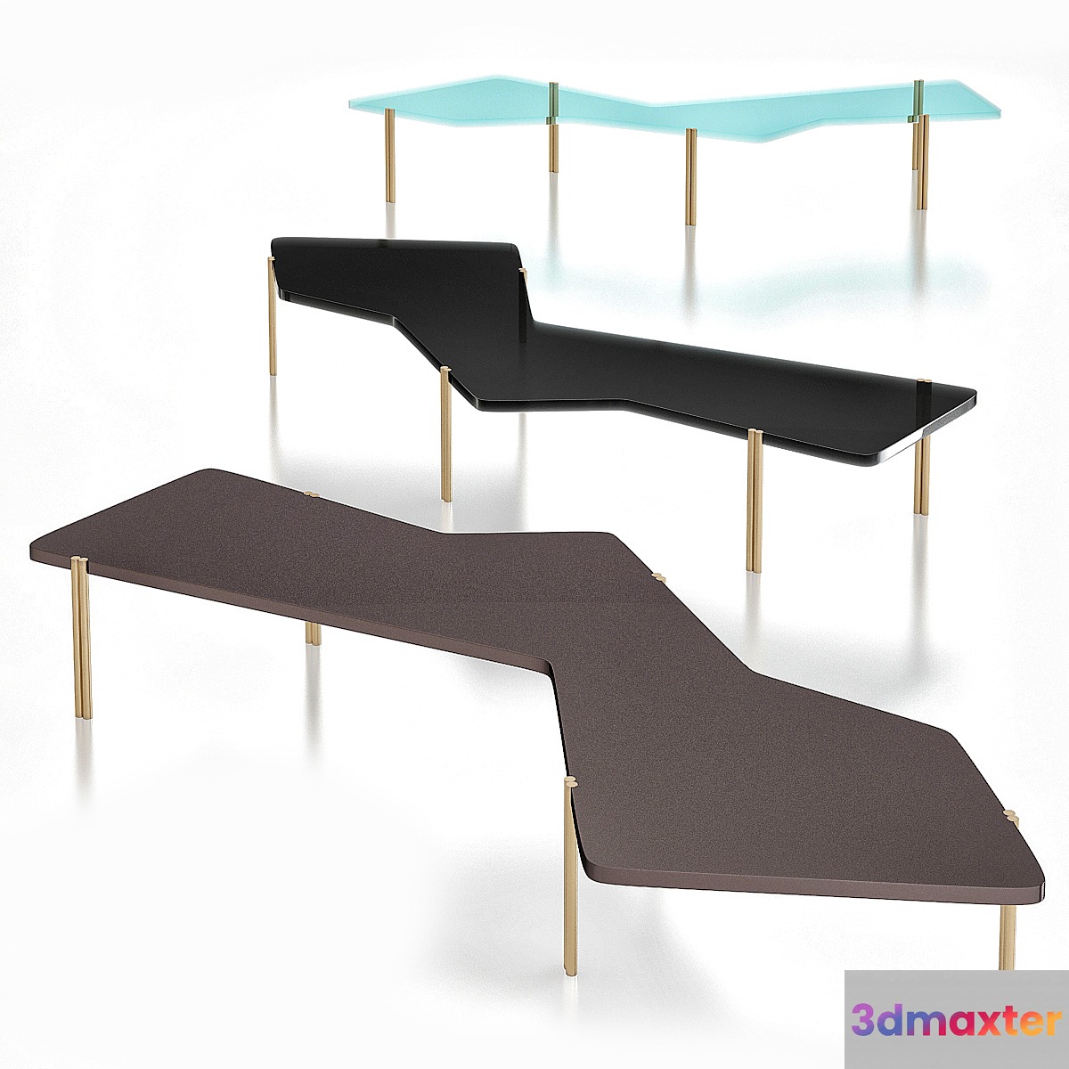 Durame DARK JEAN COFFEE TABLE 3D Max