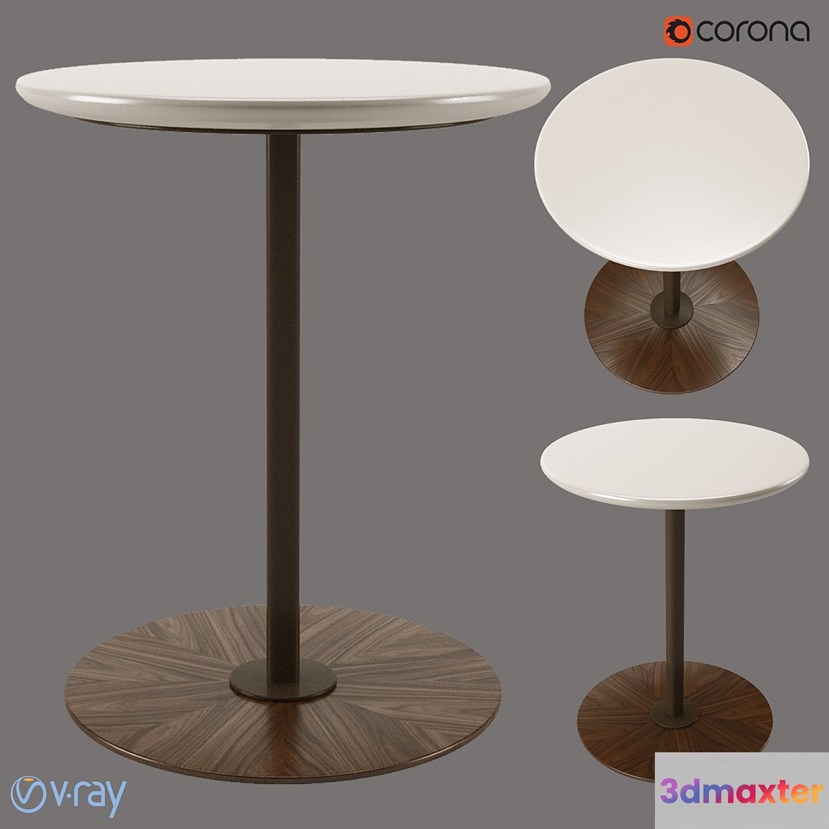 Giorgetti Magica small table _ Giorgetti Magica coffee table. 3D Max