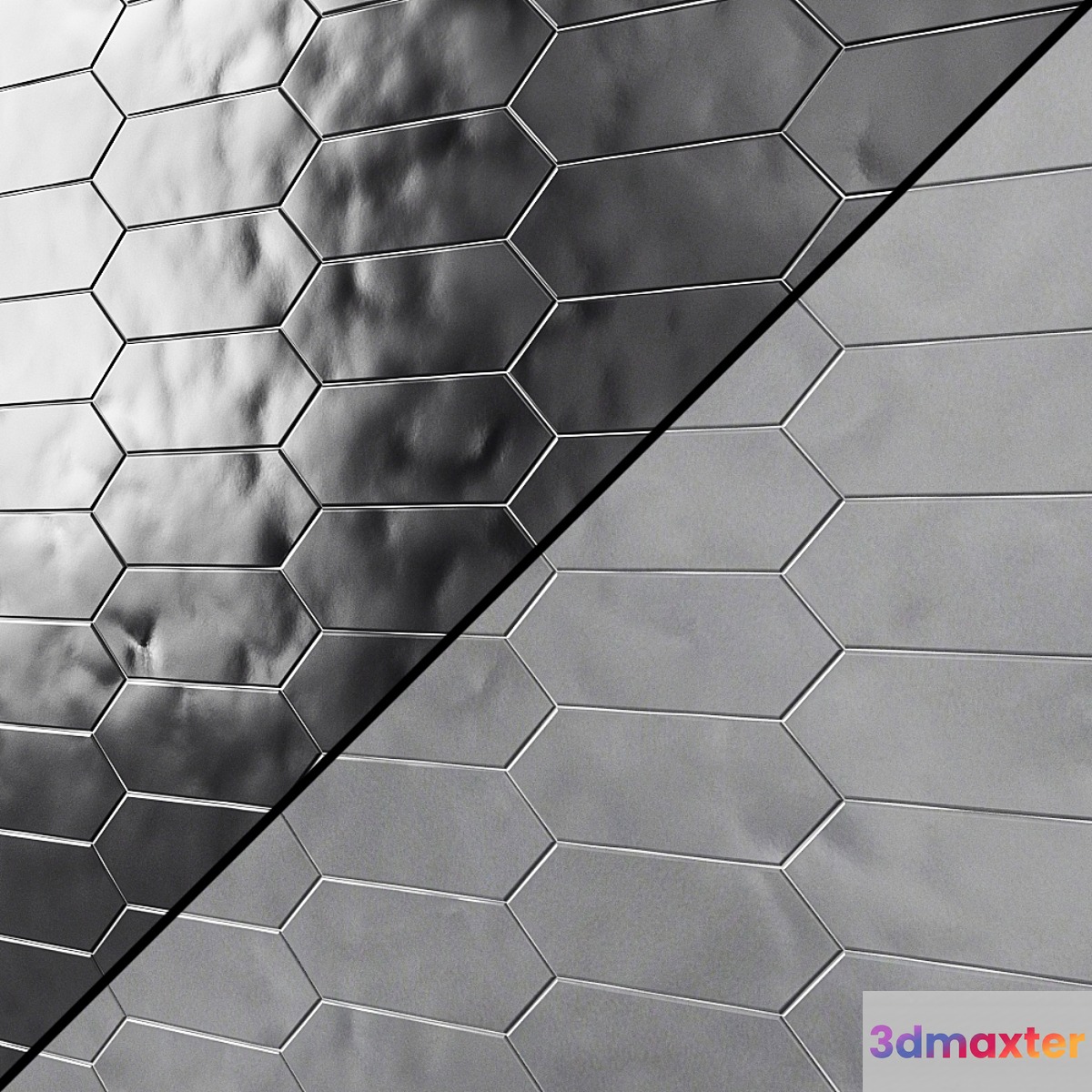Aliante Porcelain Tile in Matte 3D Max