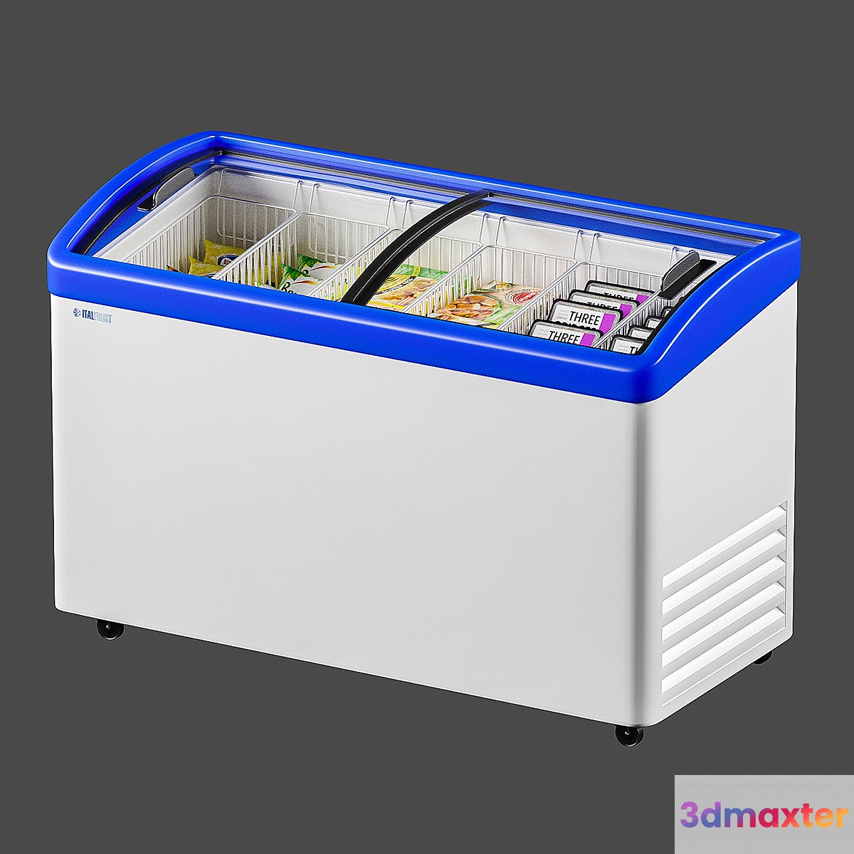 Refrigerated chest 3D Max