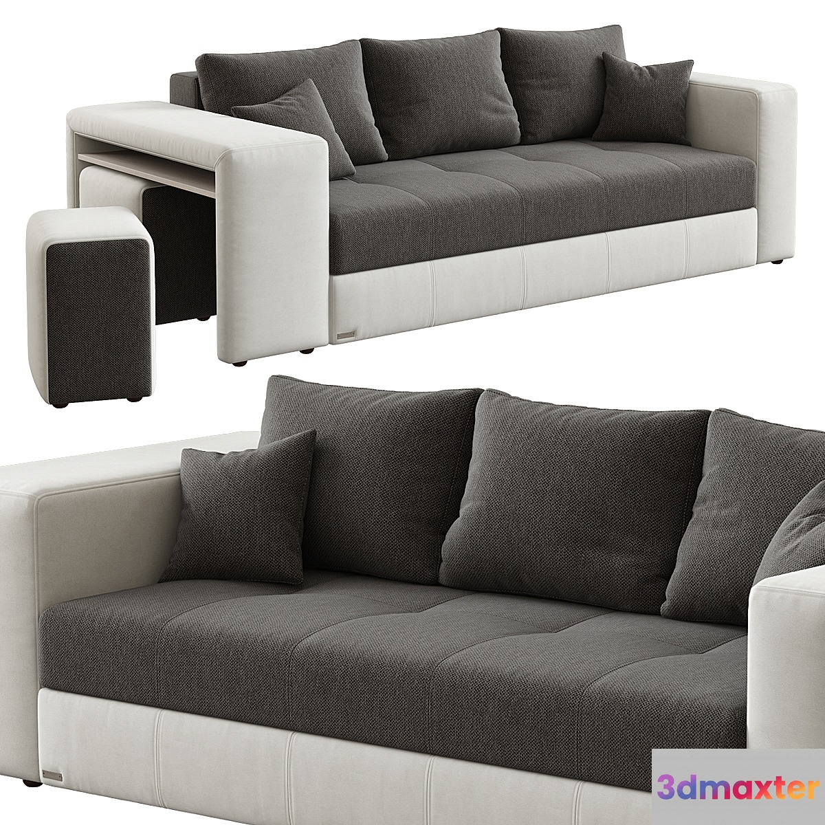 Frankof _ Marsel (Three-seat sofa) 3D Max