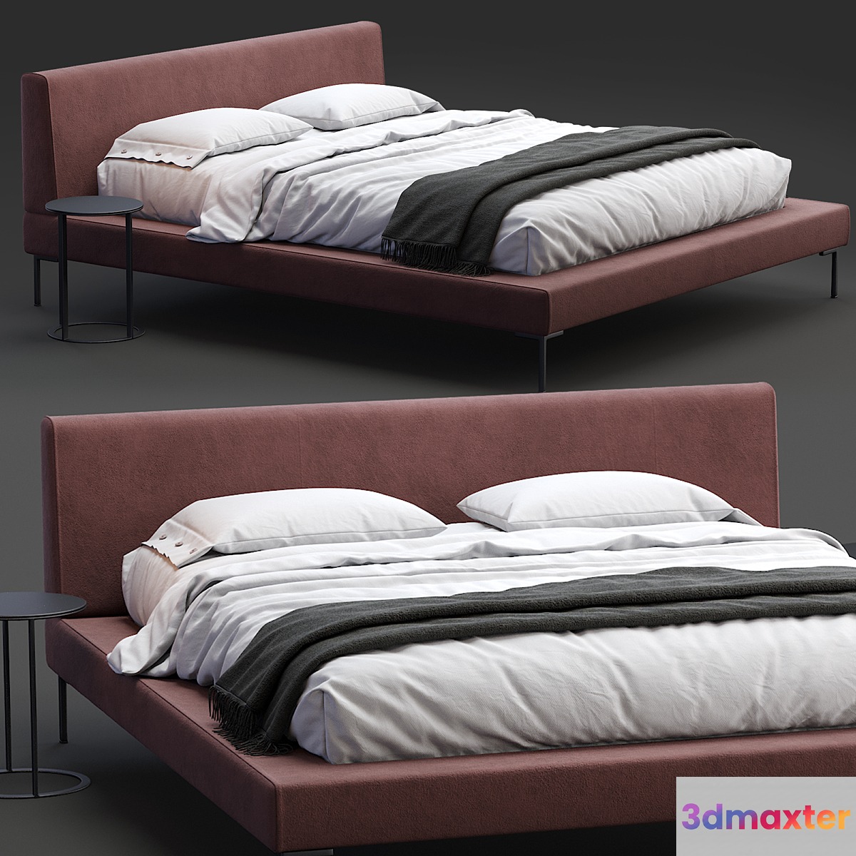 Bebitalia bed charles 3D Max
