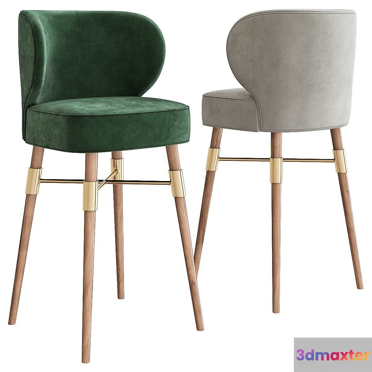 Bar stool - No.9 3D Max