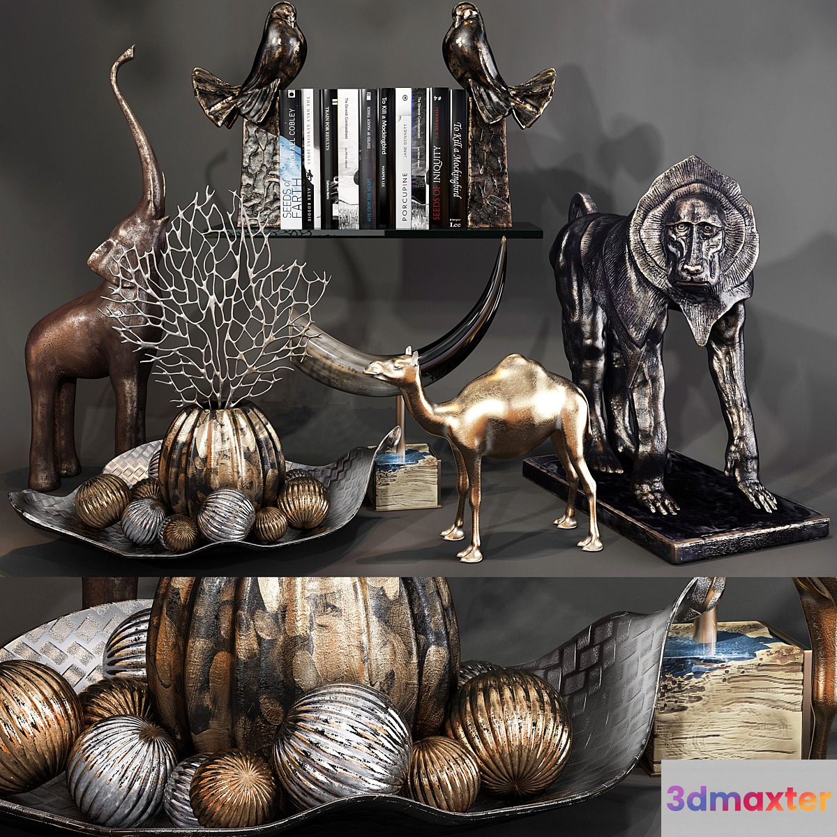 Decorative set 61 3D Max
