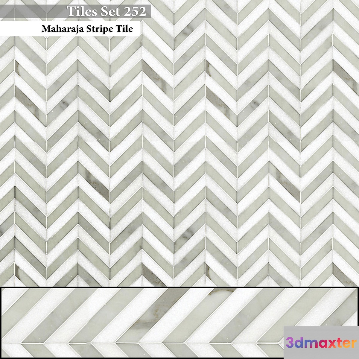 Tiles set 252 3D Max