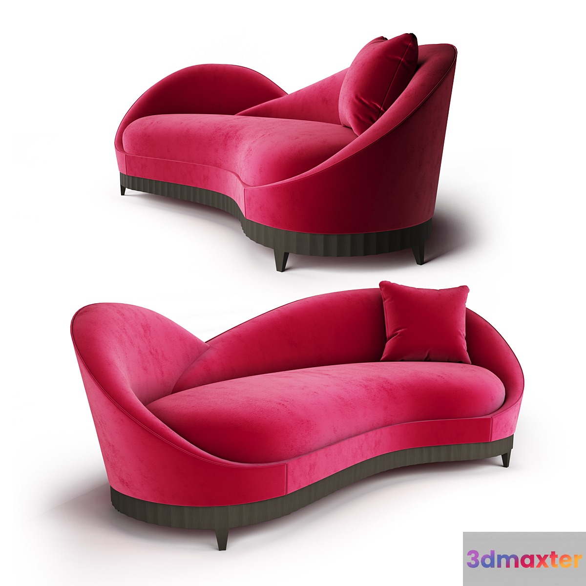 Courbe sofa by Christopher Guy 3D Max