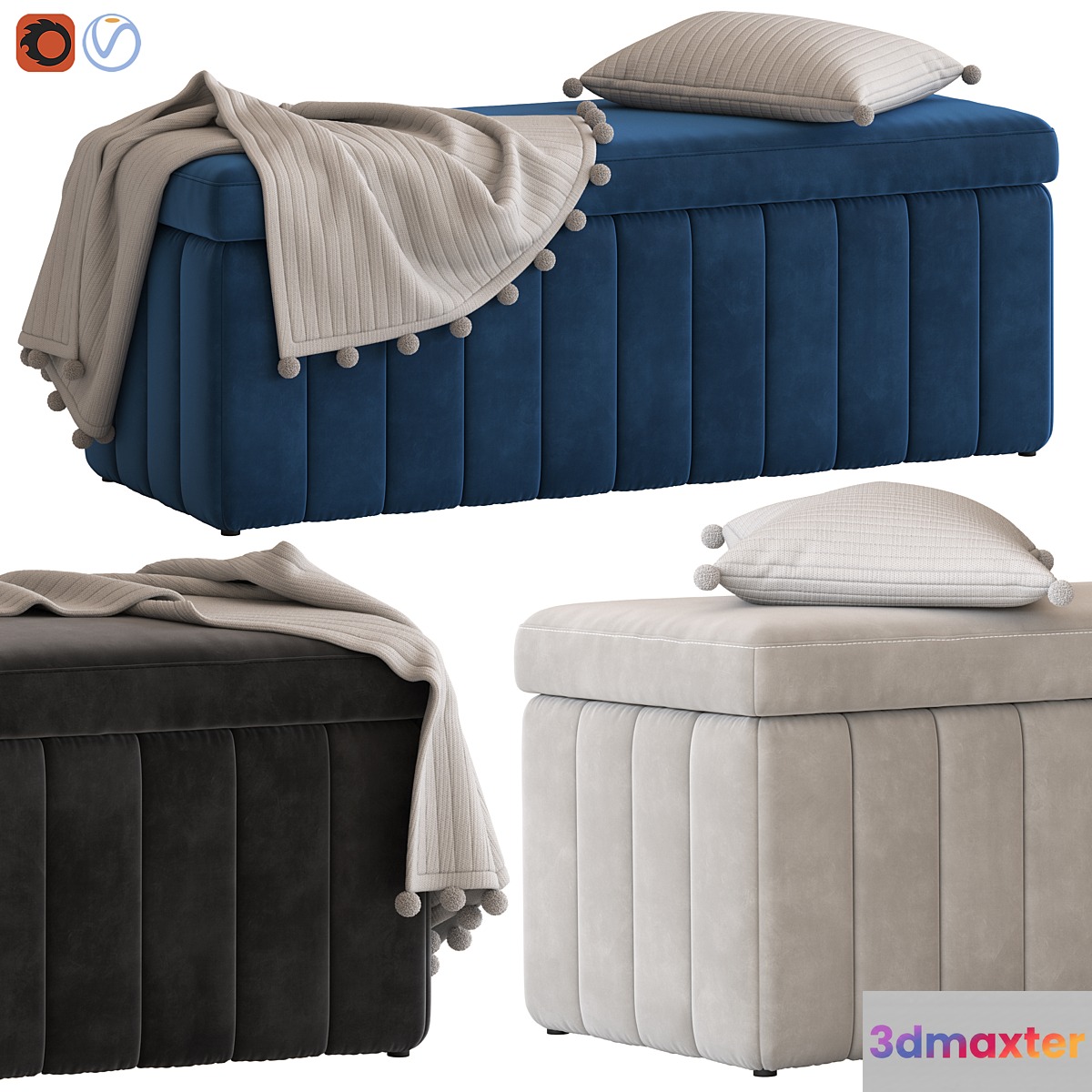 Mercer and Reid Kensington Collection Blanket Box - No.4