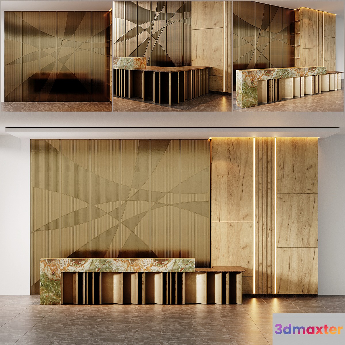 Reception Zone 3D Max