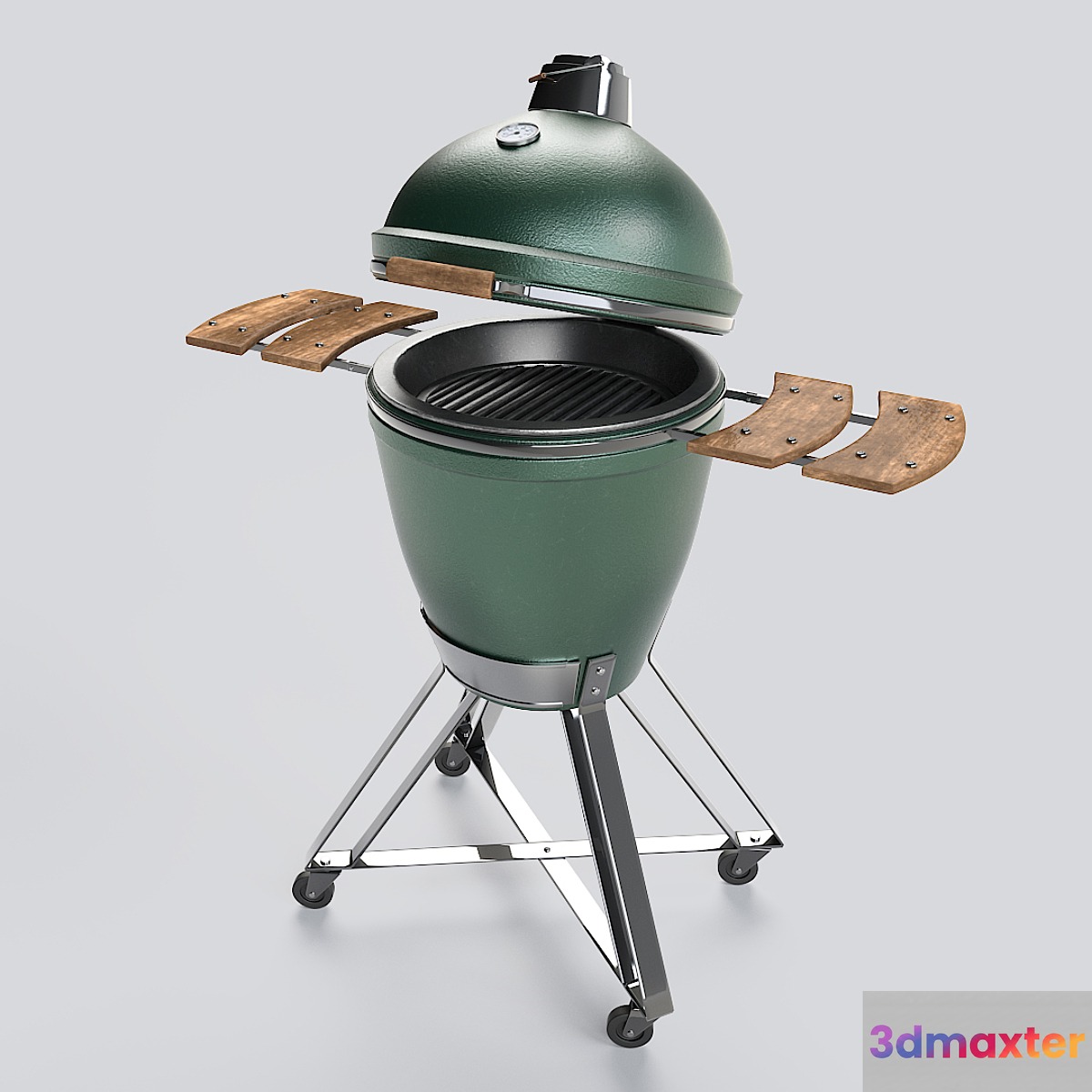 Outdoor Barbecue Grill Big Green Egg 3D Max