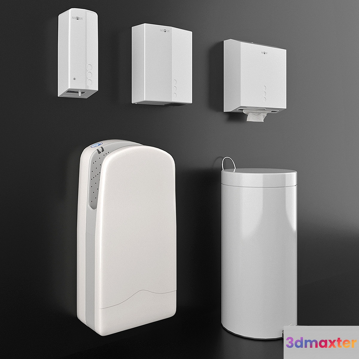 NOFER whiteSET # 08 3D Max