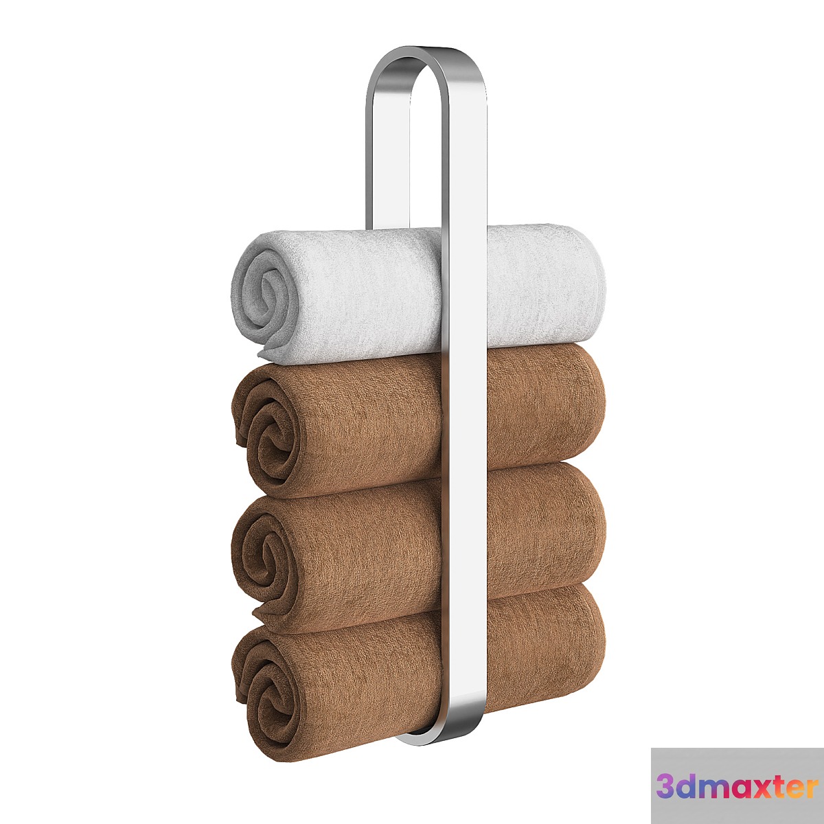 Towels rolls 3D Max