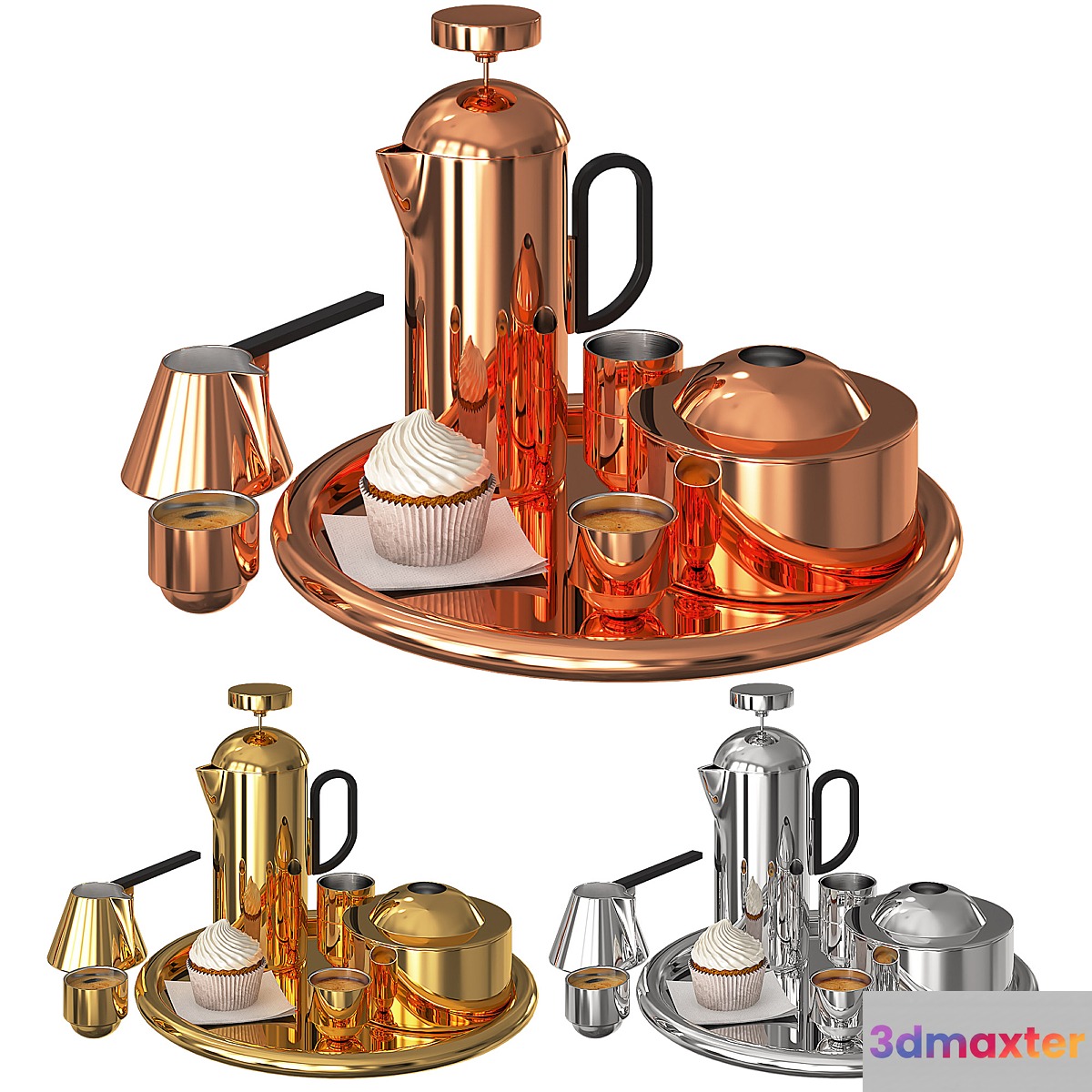 Tom Dixon Brew Cafetiere 3D Max