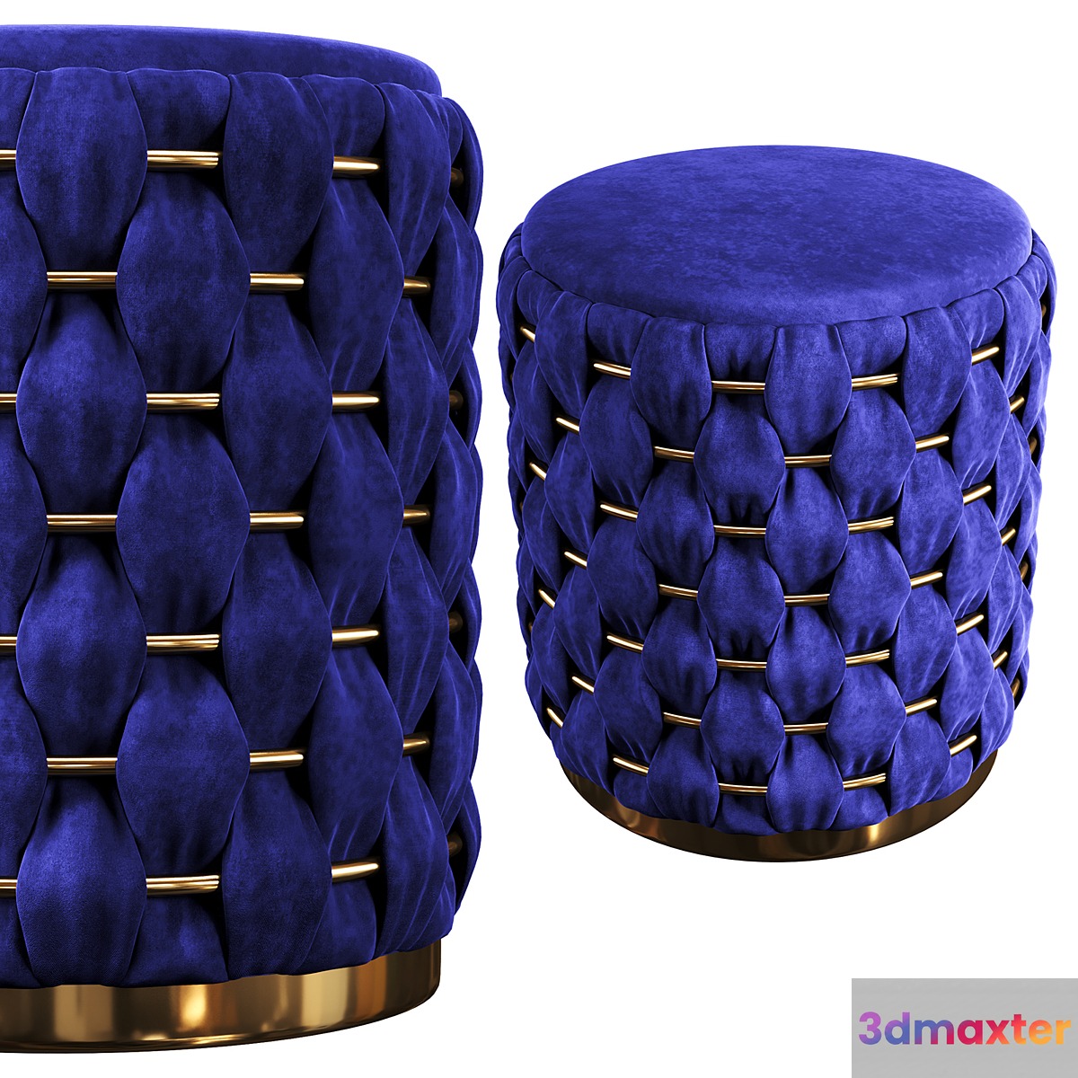Memoir lust ottoman 3D Max