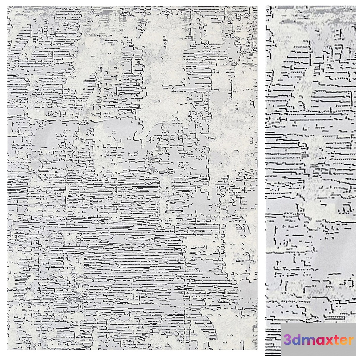 Rheeta modern rug 3D Max