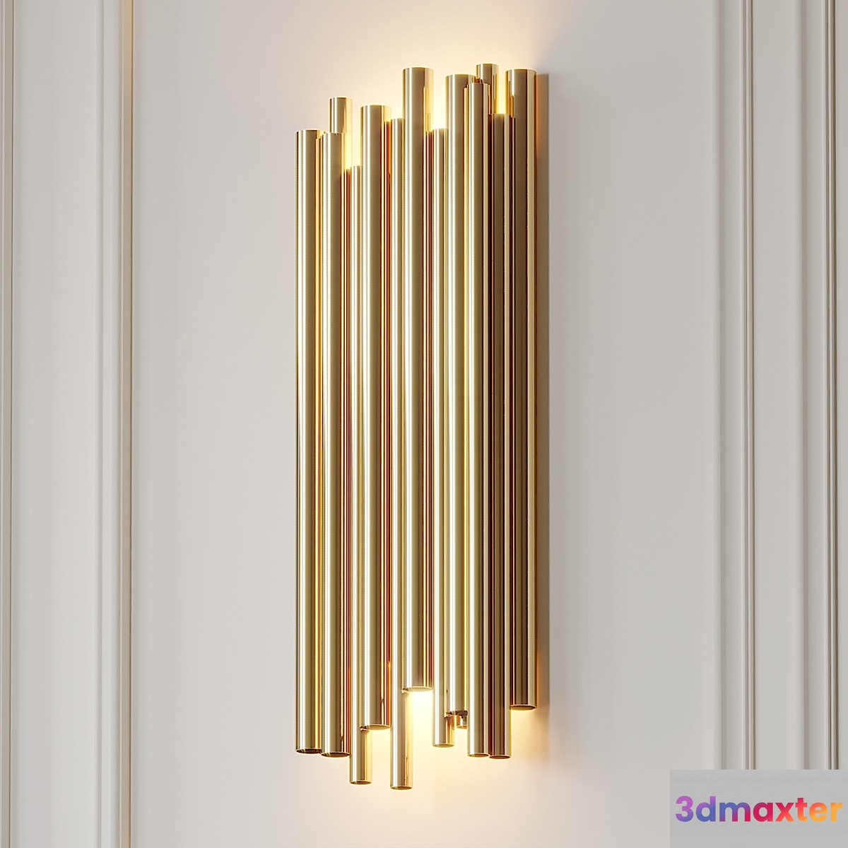 Modern Crystal Wall Lamp - No.2 3D Max