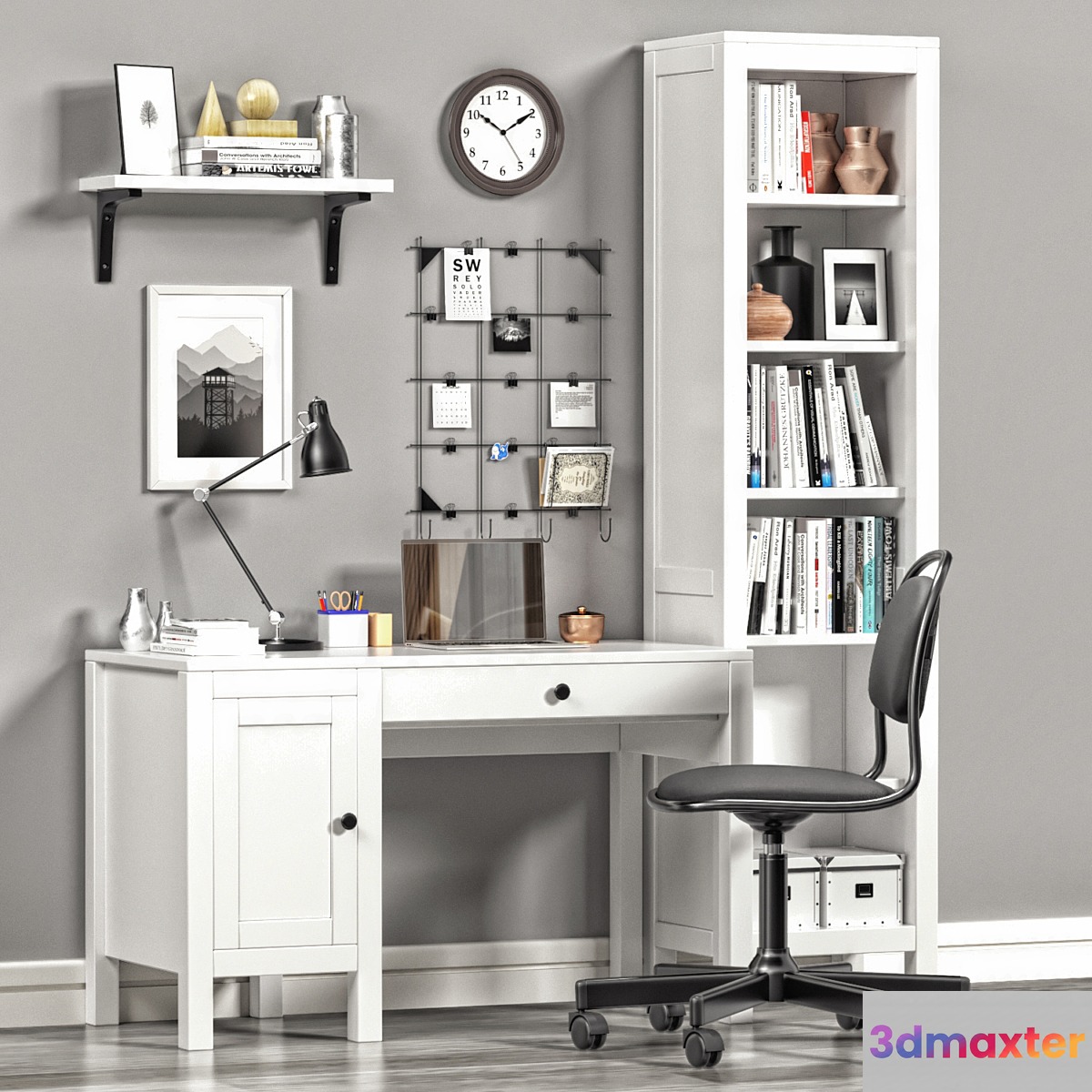 Ikea Hemnes Workplace and Bookcase - No.4