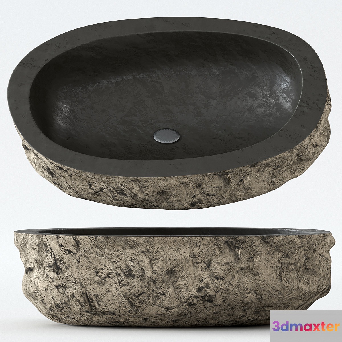Stone washbasin.