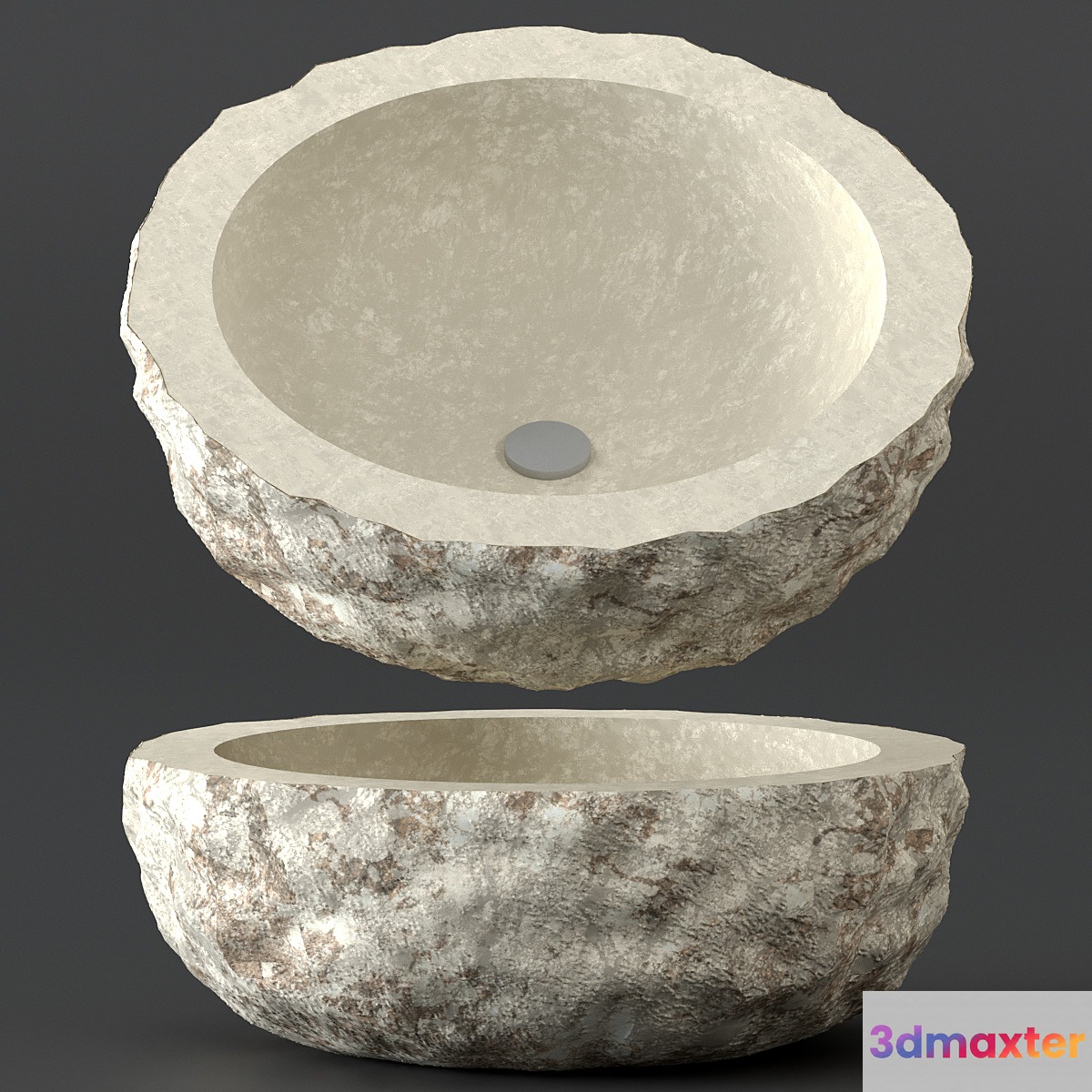 Stone washbasins.