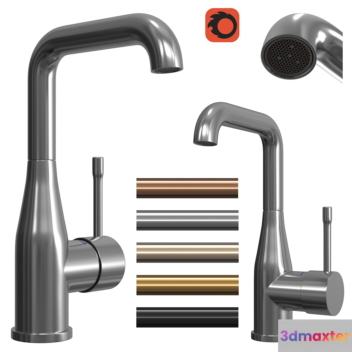 Grohe Essence 32628 washbasin mixer 3D Max