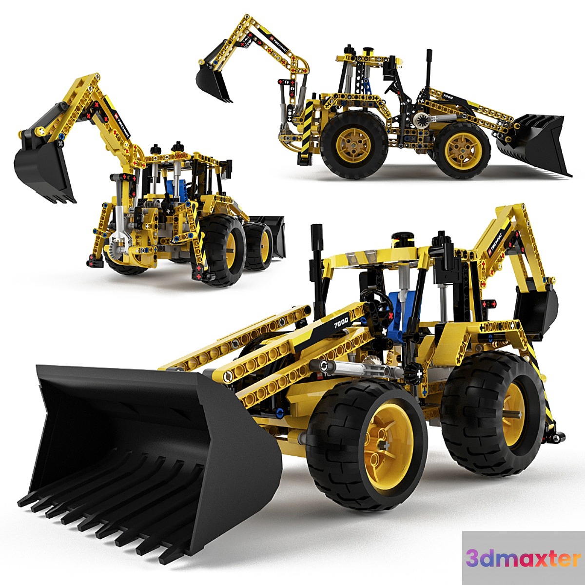 Lego Technic Backhoe Loader