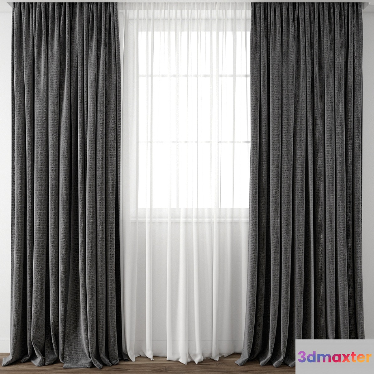 Curtain 101 3D Max