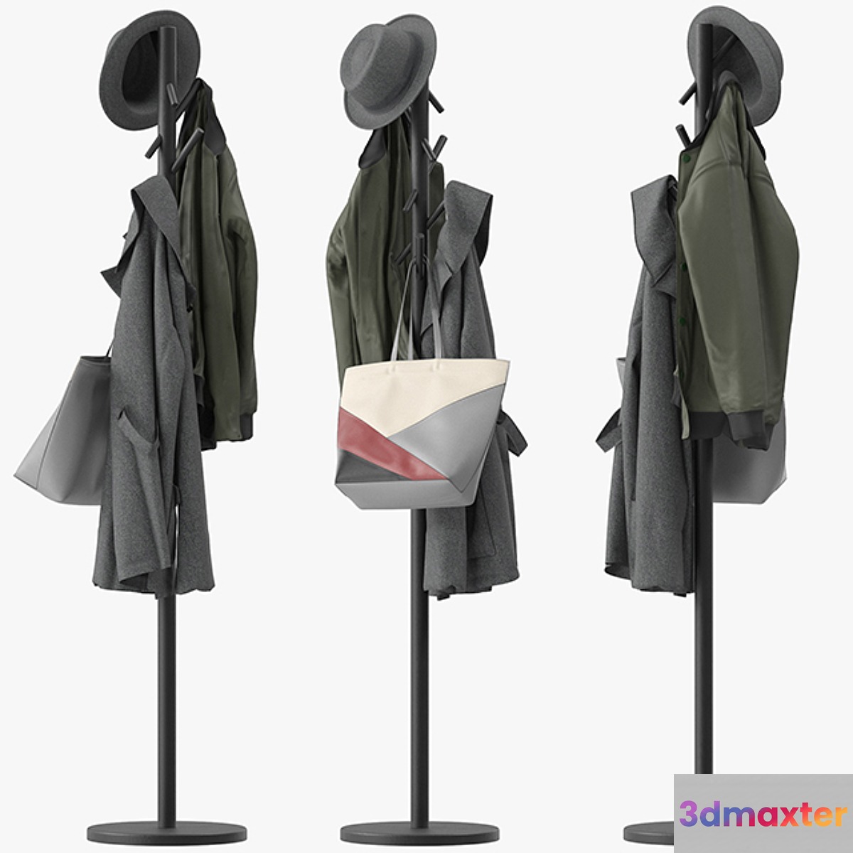 Naula coat rack 3D Max