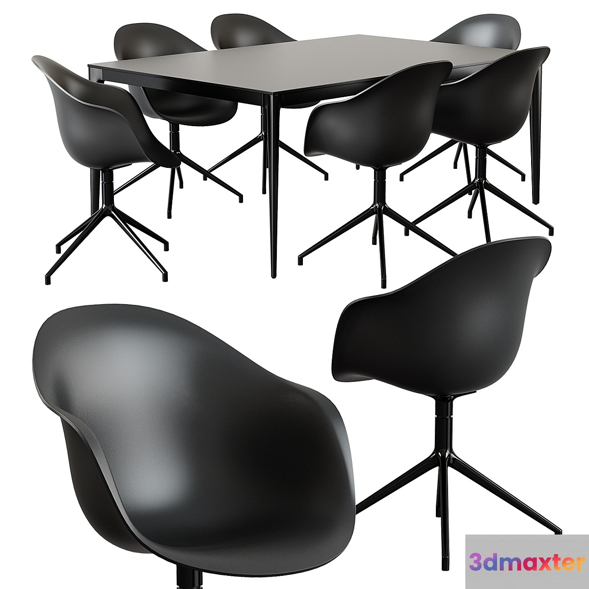 BoConcept _ Torino Table + Adelaide Chair - No.2