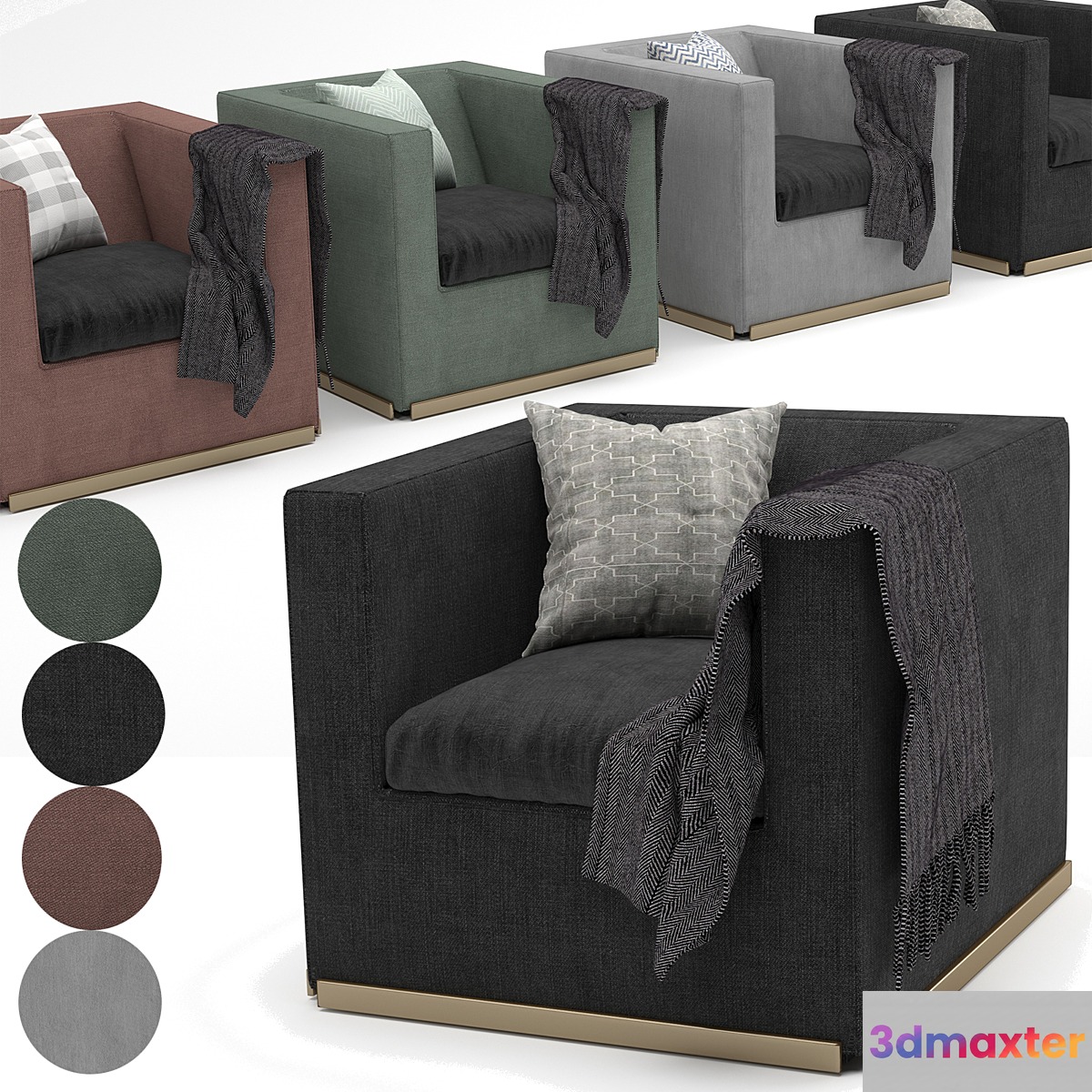 Suitcase_Line_Minotti 3D Max