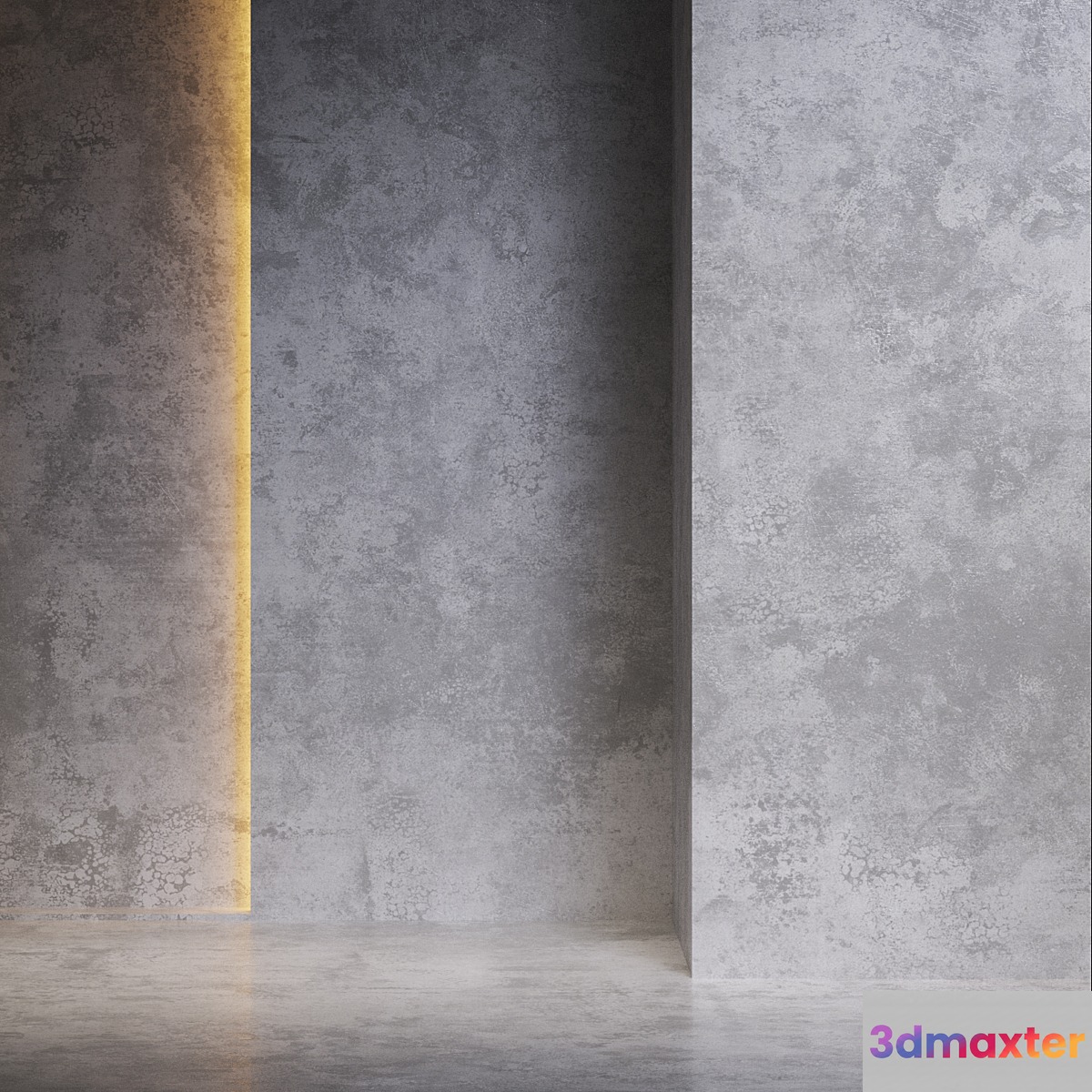Decorative concrete. - No.2 3D Max