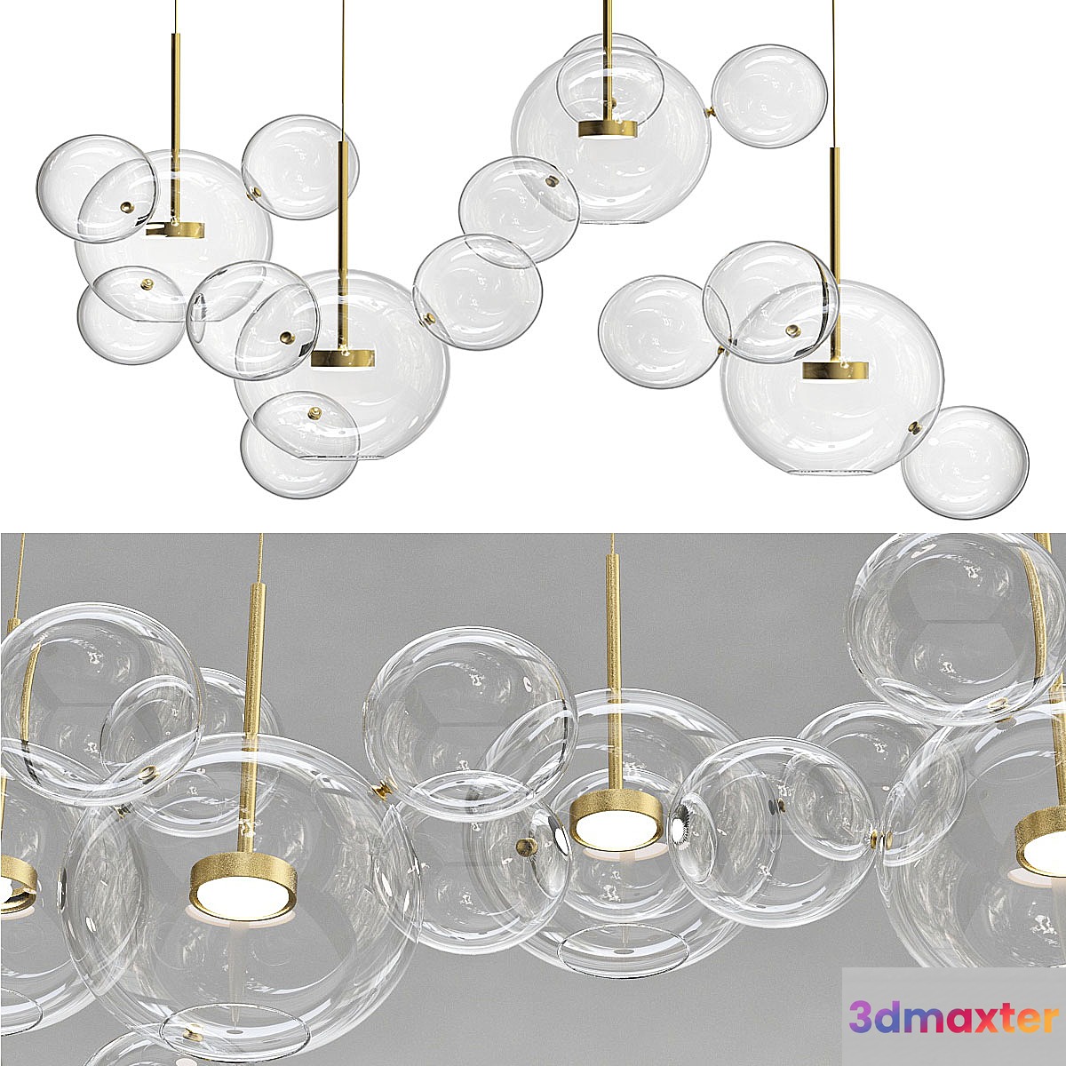 Art_Deco_Pendant_Lamp 3D Max