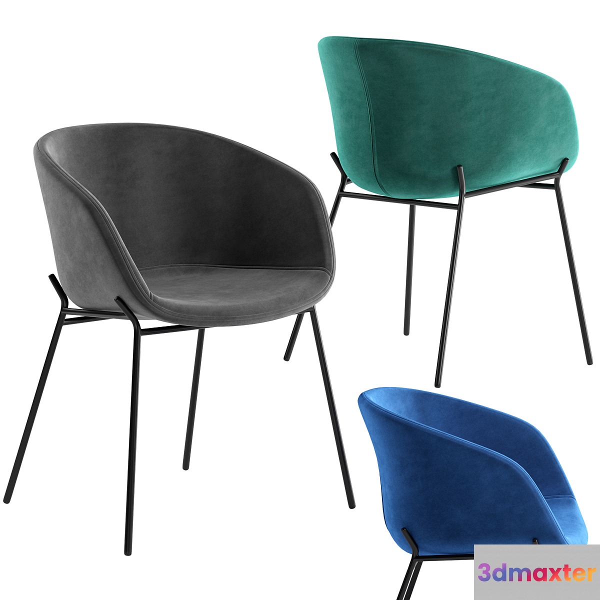 La forma stool zadine 3D Max